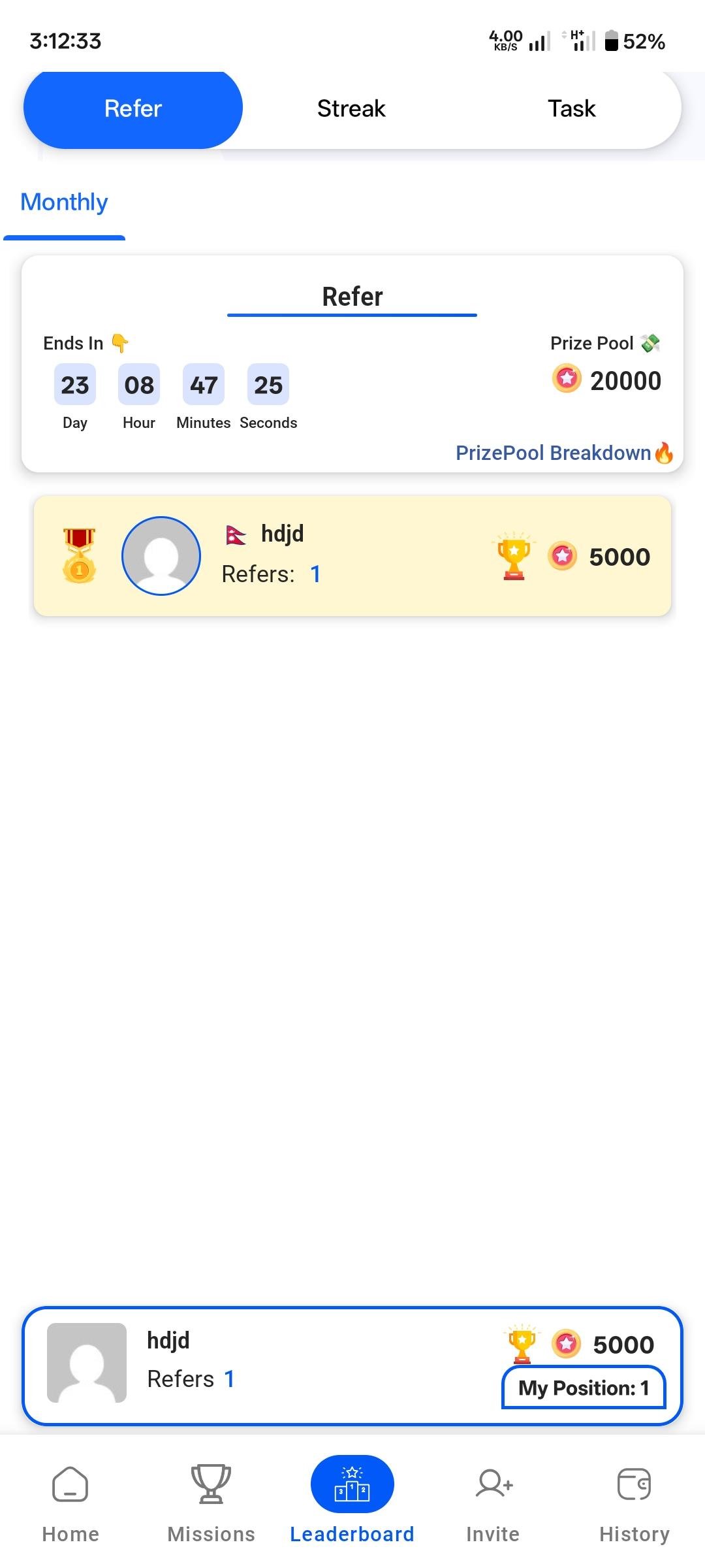 App screenshot